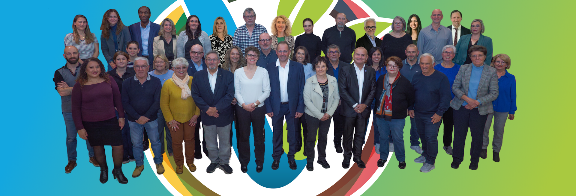 L'équipe Vivre Vaires autour de Daniel Wathlé